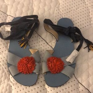 Jcrew  nwot Sandals size 8